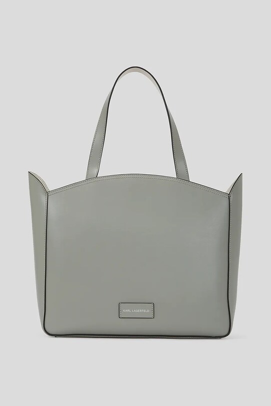 Кожаная сумочка Karl Lagerfeld K/CIRCLE серый A3W30043