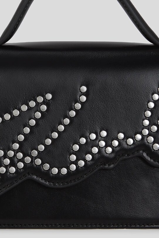 Аксесуари Шкіряна сумочка Karl Lagerfeld K/SIGNATURE A3W30044 чорний
