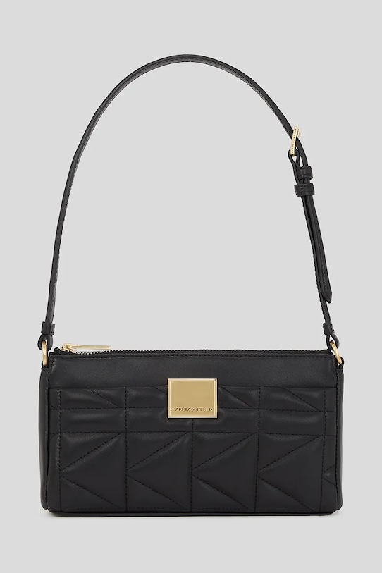 Karl Lagerfeld borsetta finta pelle fiore nero A3W30071