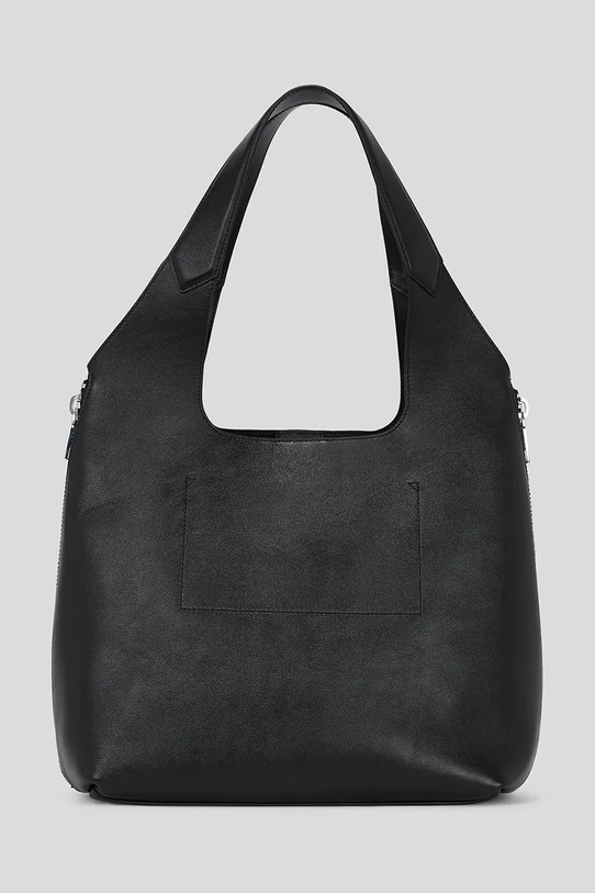 Karl Lagerfeld torebka skórzana czarny A3W30080
