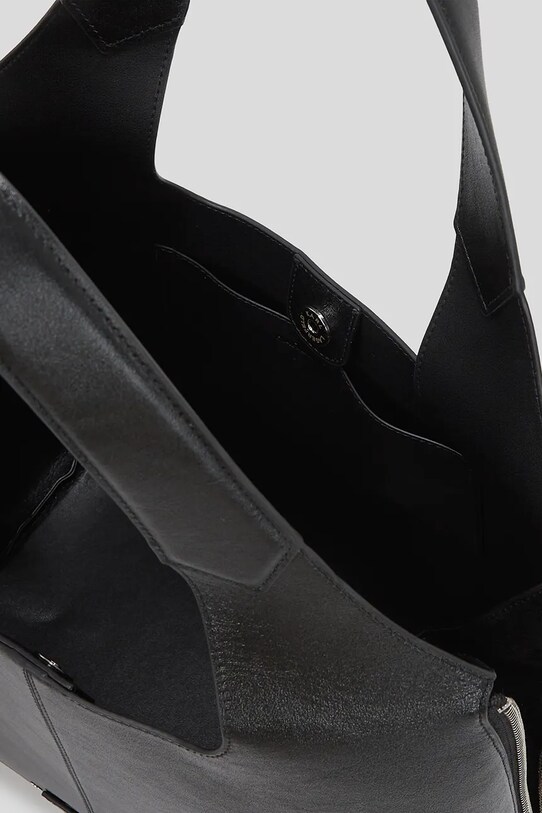 Шкіряна сумочка Karl Lagerfeld K/HARDWARE A3W30080 чорний