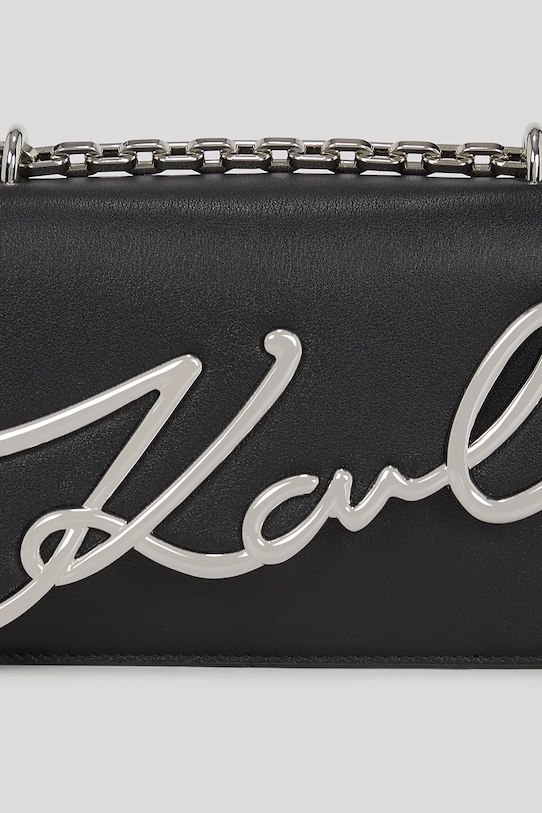 Аксесуари Шкіряна сумочка Karl Lagerfeld K/SIGNATURE A3W30138 чорний