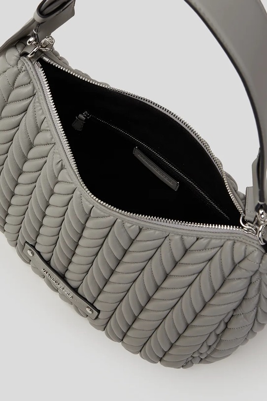 Karl Lagerfeld poșetă K/WEAVE A3W30147 gri