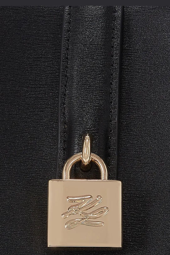 Karl Lagerfeld bőr táska fekete A3W30150