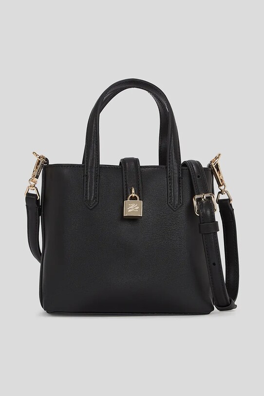 Karl Lagerfeld poșetă de piele uni negru A3W30151