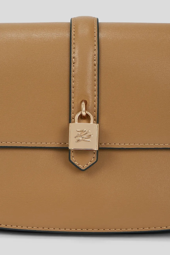 Аксесуари Шкіряна сумочка Karl Lagerfeld K/AUTOGRAPH A3W30152 коричневий