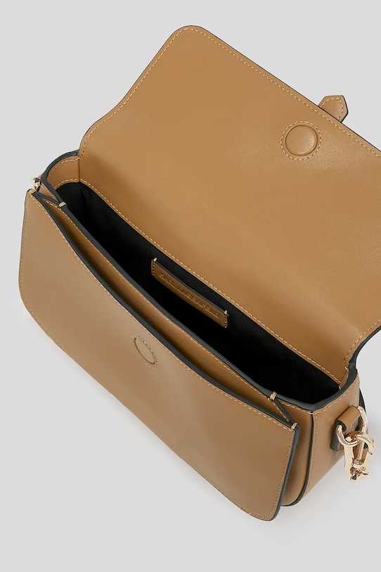 Шкіряна сумочка Karl Lagerfeld K/AUTOGRAPH A3W30152 коричневий