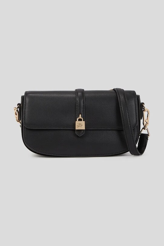 Karl Lagerfeld poșetă de piele uni negru A3W30152