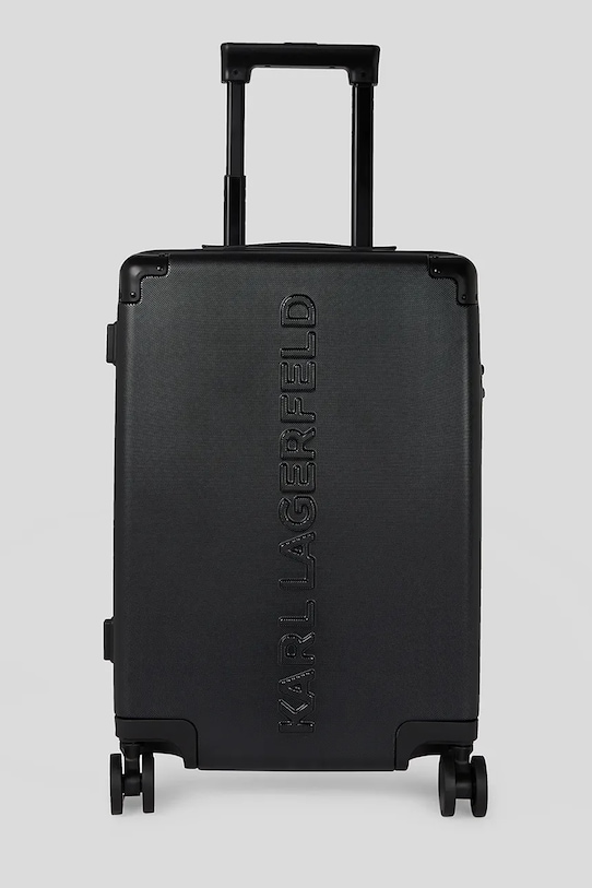 Чемодан Karl Lagerfeld K/TRAVEL синтетический чёрный A3W30245