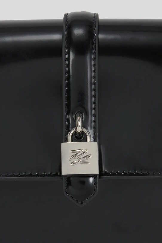 Karl Lagerfeld bőr táska fekete A3W30287