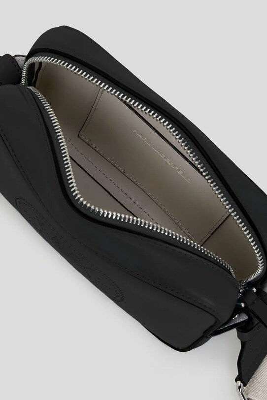 Шкіряна сумочка Karl Lagerfeld K/CIRCLE A3W30310 чорний