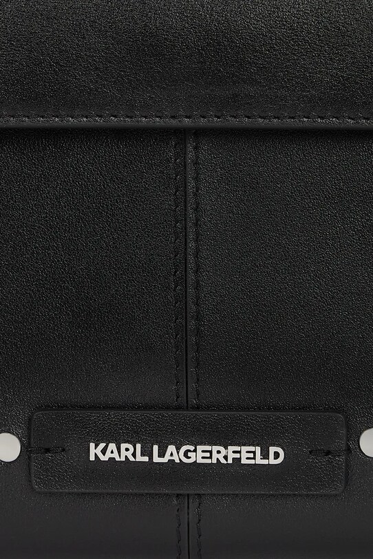 Accesorii Karl Lagerfeld poșetă de piele A3W30338 negru