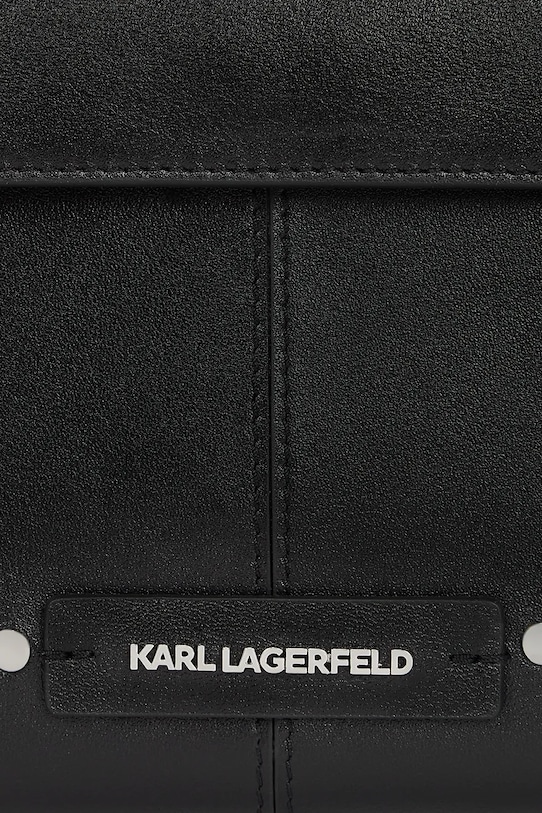 Аксессуары Кожаная сумочка Karl Lagerfeld K/HARDWARE A3W30338 чёрный