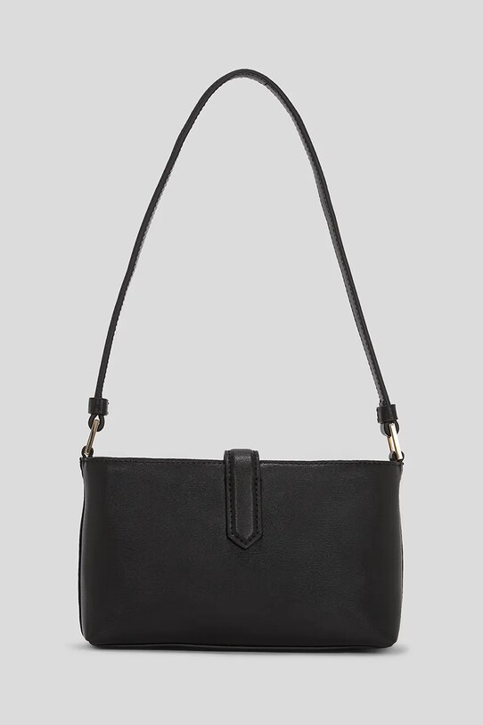 Karl Lagerfeld bőr táska A3W32041 fekete AW25