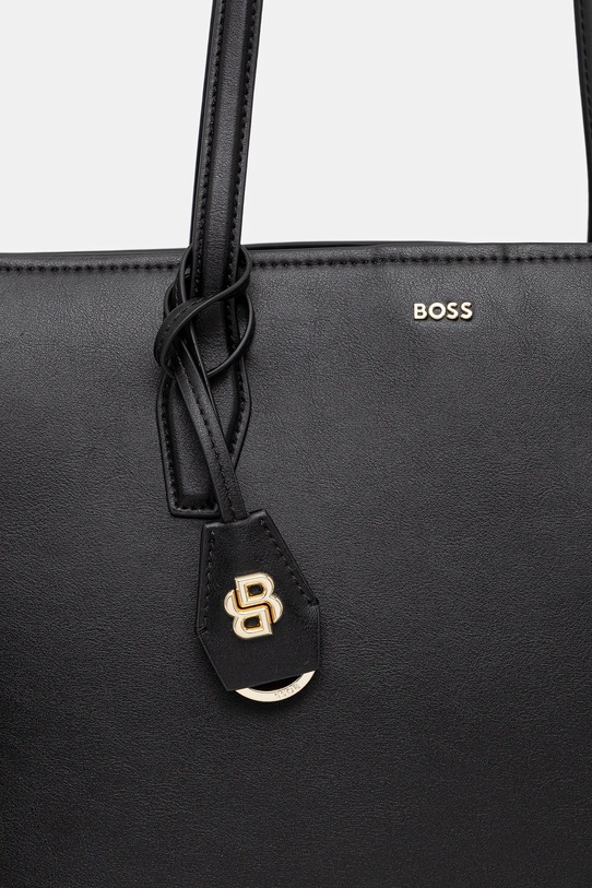 BOSS torebka skórzana czarny 50547750