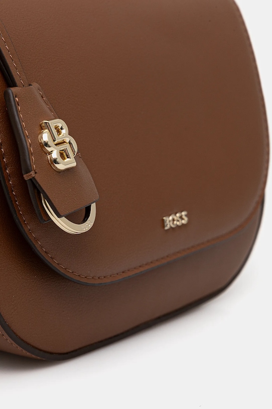 Δερμάτινη τσάντα BOSS NUMAH Saddle καφέ 50547756