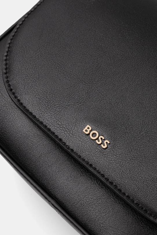 Δερμάτινη τσάντα BOSS μαύρο 50547756