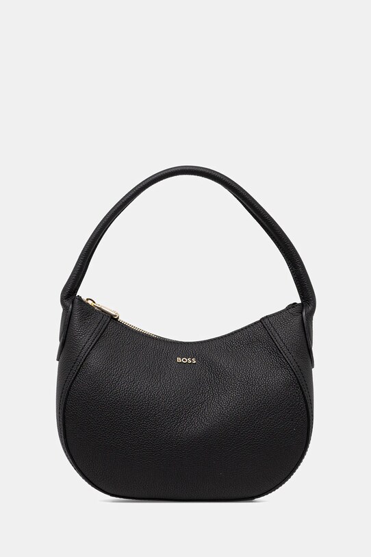 BOSS poșetă de piele uni negru 50547946