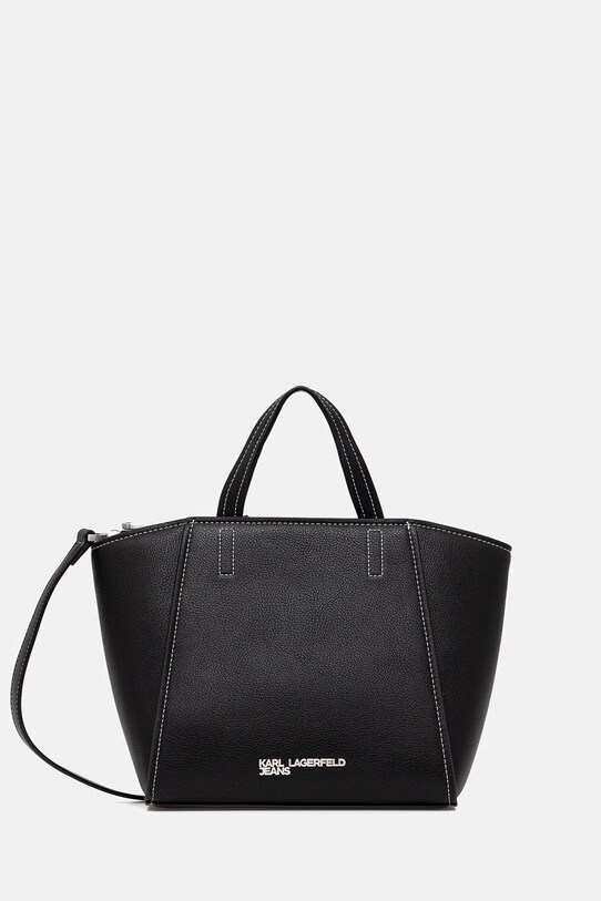 Karl Lagerfeld Jeans poșetă uni negru A3W30008