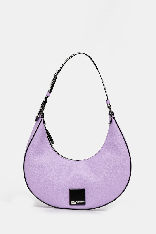 Karl Lagerfeld Jeans torebka nie mieści A4 fioletowy A3W30203