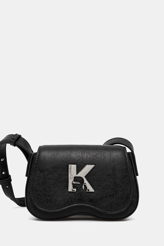 Karl Lagerfeld Jeans poșetă uni negru A3W30214