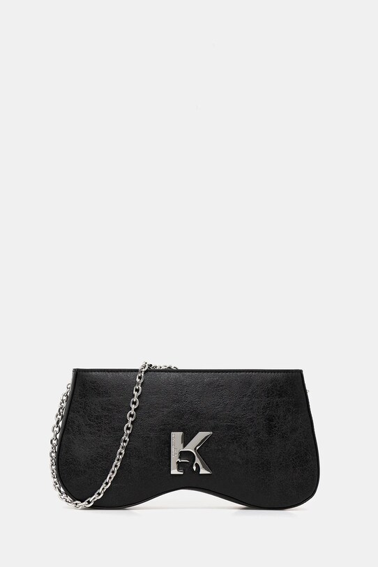 Karl Lagerfeld Jeans torebka aplikacja czarny A3W30215