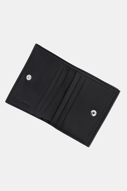 Δερμάτινο πορτοφόλι Karl Lagerfeld Jeans μαύρο A3W32068