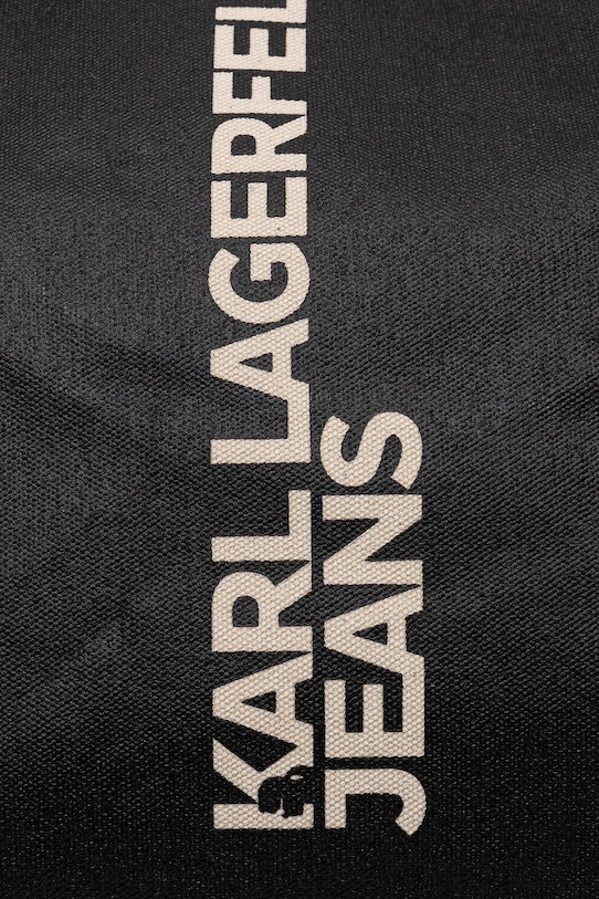 Bombažna torba Karl Lagerfeld Jeans bež A3W50067