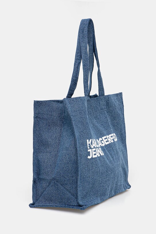Karl Lagerfeld Jeans torebka bawełniana A3W50069 niebieski AW25