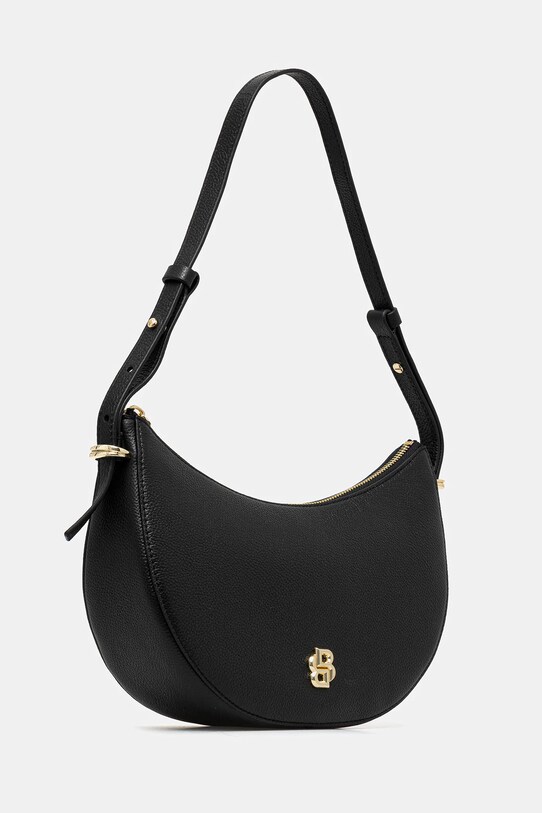 Usnjena torbica BOSS 50547705 črna AW25