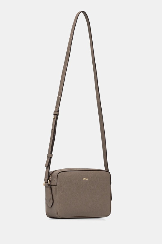 BOSS borsa a mano in pelle 50547733 marrone AW25