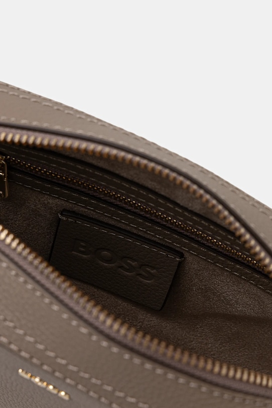 BOSS torebka skórzana 50547733 brązowy