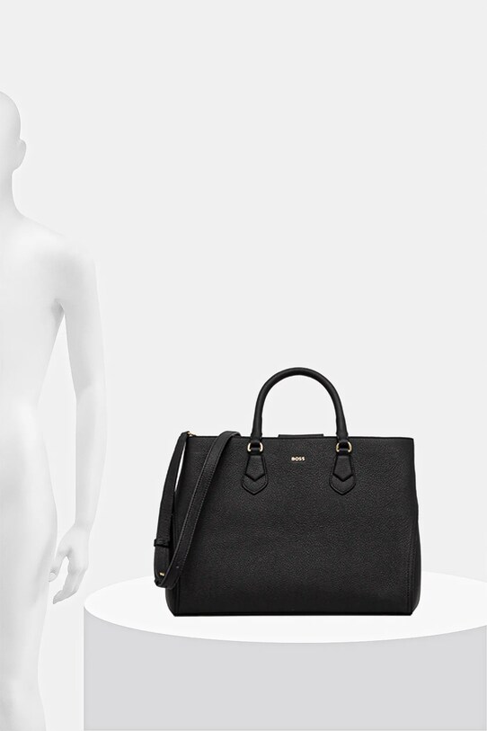 BOSS poșetă de piele negru 50547745