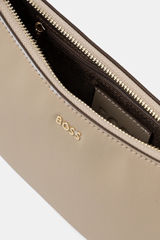 BOSS torebka skórzana 50547773 beżowy