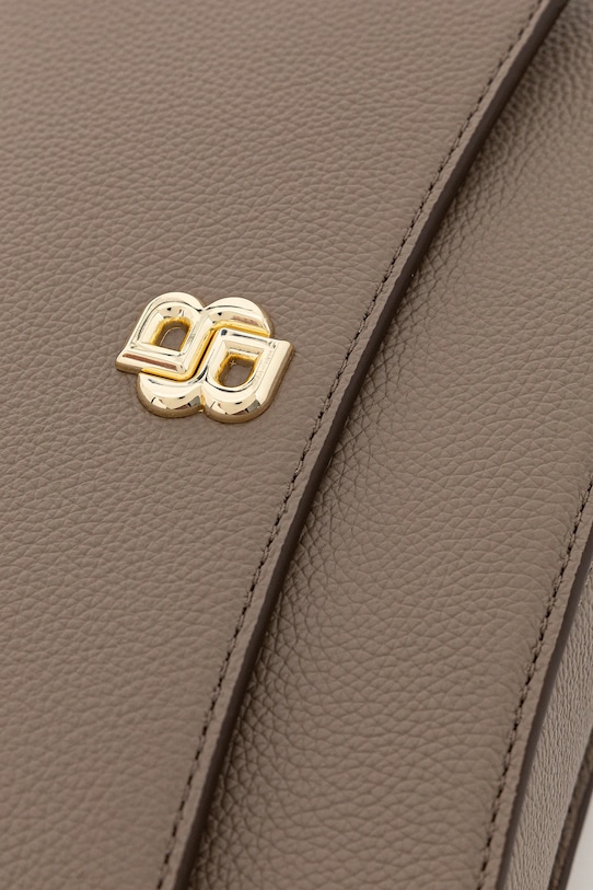 Шкіряна сумочка BOSS бежевий 50554935