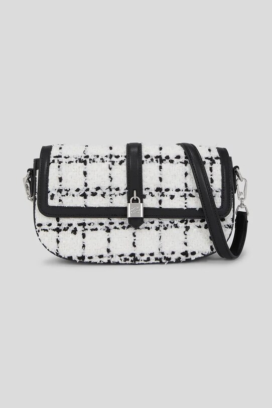 Karl Lagerfeld geantă curea detasabila alb A3W30155