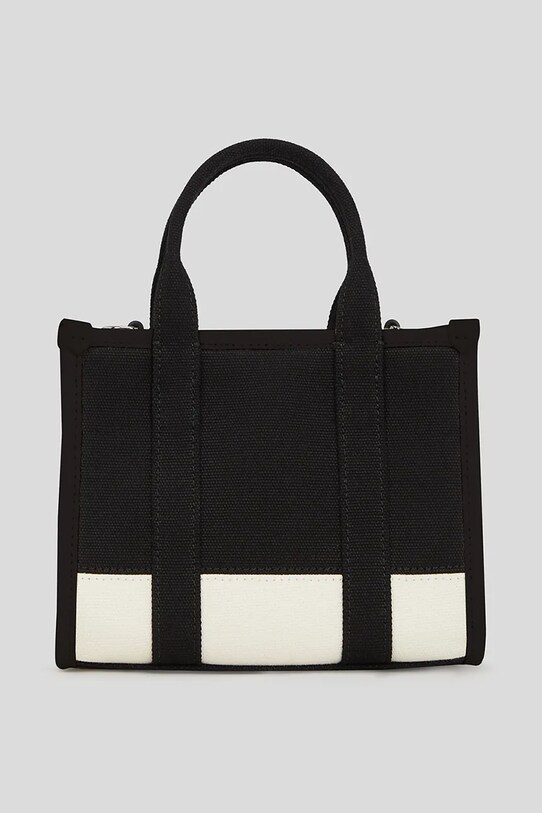 Хлопковая сумка Karl Lagerfeld чёрный A3W50027