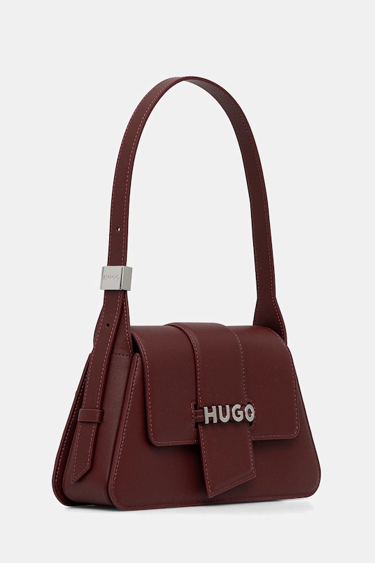 HUGO torebka 50541806 bordowy AW25