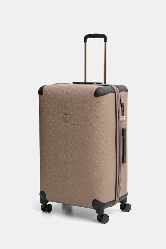 Guess walizka WILDER LARGE TWDP74.52988 brązowy NC25