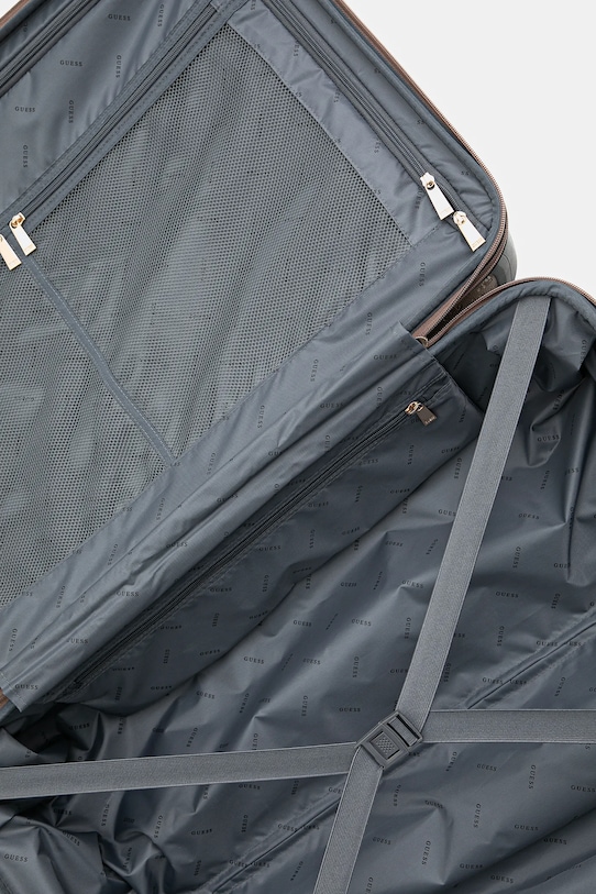 Guess walizka WILDER LARGE TWDP74.52988 brązowy