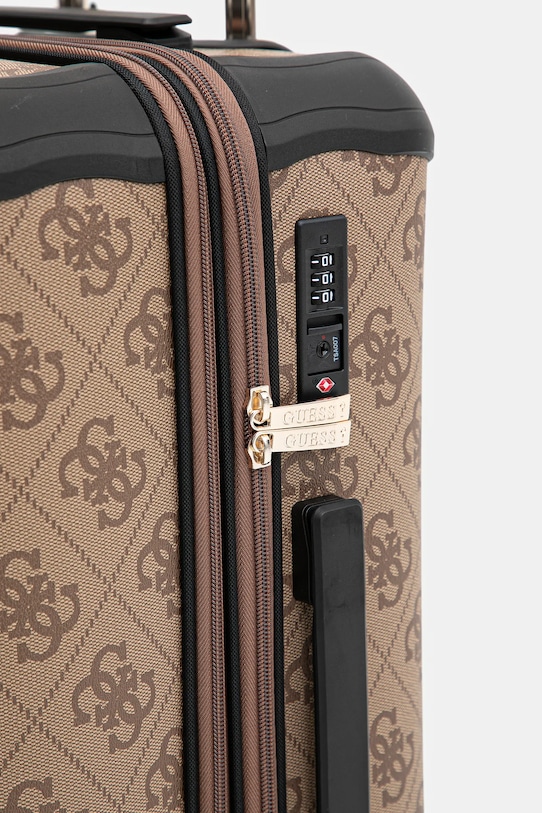 Guess walizka BERTA MEDIUM brązowy TWOB86.88982