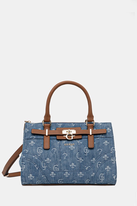 Kabelka Guess GREYSON textilní modrá HWDG92.06050