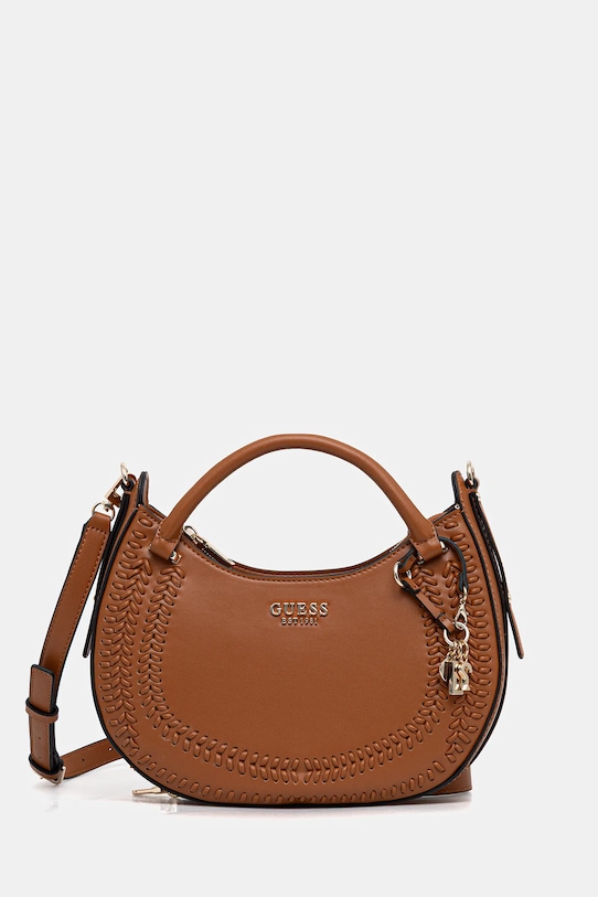 Guess torebka TATUM nie mieści A4 brązowy HWNG96.67060