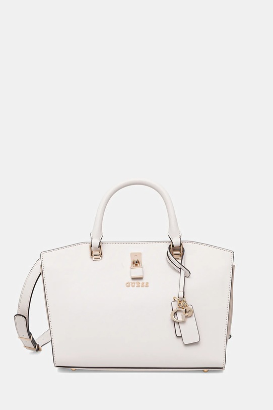 Guess torebka QUEENSLAND nie mieści A4 beżowy HWVG96.55060