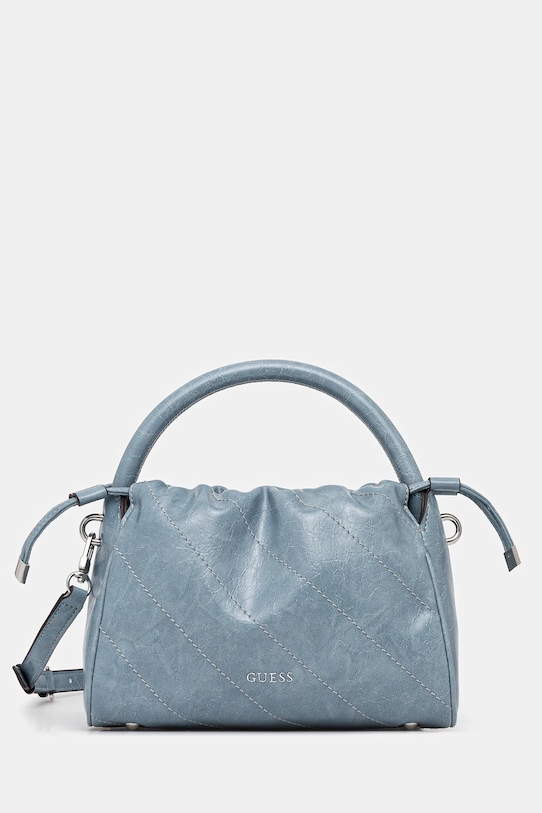 Guess torebka AMYS imitacja skóry licowej niebieski HWMY96.59160