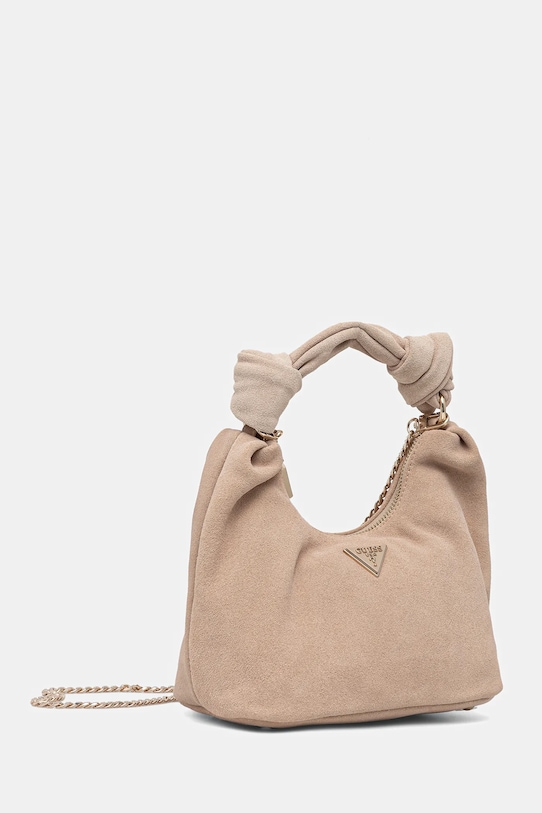 Guess geantă de mână din piele întoarsă ISOTTA HWSG96.60010 bej AW25