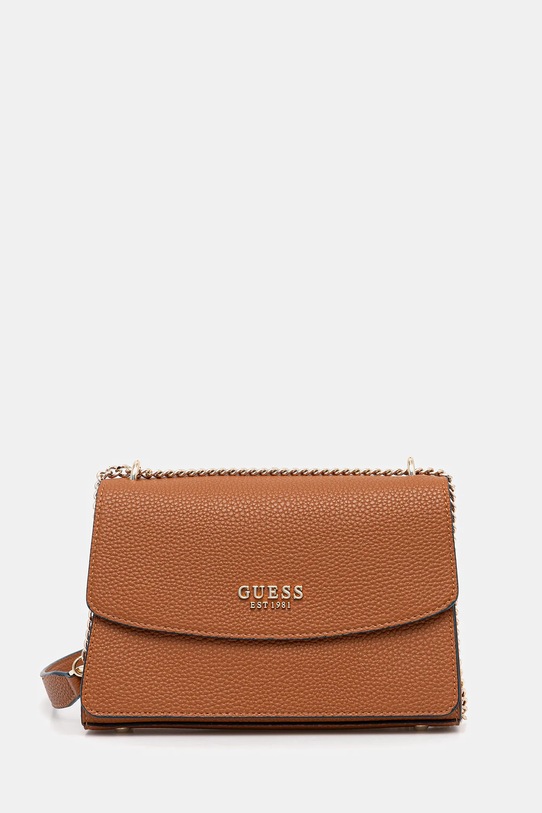 Guess torebka CALISTA nie mieści A4 brązowy HWBG73.34210
