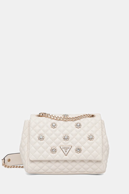 Τσάντα Guess EVERLEE απλικέ λευκό HWEG86.79210