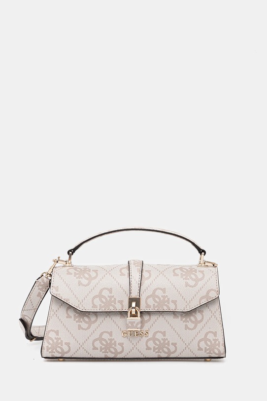 Guess torebka QUEENSLAND nie mieści A4 beżowy HWOS96.55200