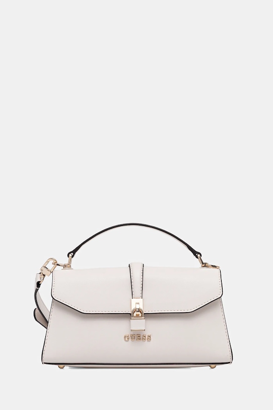 Guess torebka QUEENSLAND nie mieści A4 beżowy HWVG96.55200